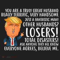 You Are A Truly Great Husband Donald Trump Beanie thumb 2