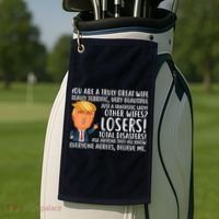 You Are A Truly Great Wife Donald Trump Golf Towel thumb 2