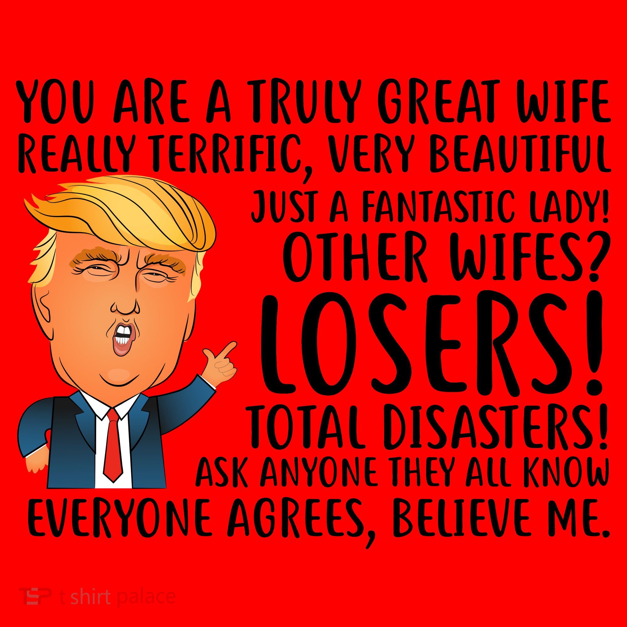 You Are A Truly Great Wife Donald Trump Santa Hat