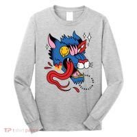 You Are Distorted Funny Wolf Long Sleeve Shirt thumb 0