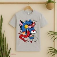You Are Distorted Funny Wolf T-Shirt thumb 2