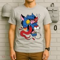 You Are Distorted Funny Wolf T-Shirt thumb 6