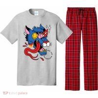 You Are Distorted Funny Wolf Pajama Set thumb 0