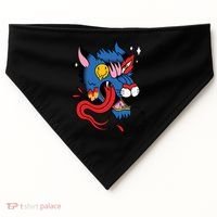You Are Distorted Funny Wolf USA-Made Doggie Bandana thumb 0
