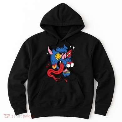 You Are Distorted Funny Wolf Hoodie