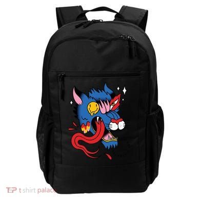 You Are Distorted Funny Wolf Backpack