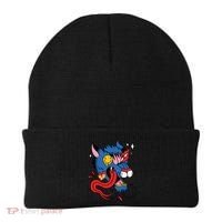 You Are Distorted Funny Wolf Beanie thumb 0