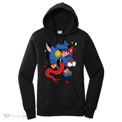 You Are Distorted Funny Wolf Women's Hoodie