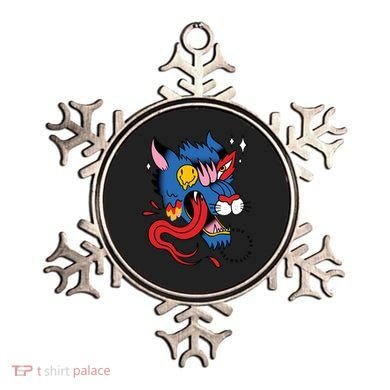 You Are Distorted Funny Wolf Ornament