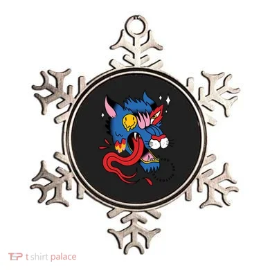 You Are Distorted Funny Wolf Ornament