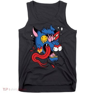 You Are Distorted Funny Wolf Tank Top