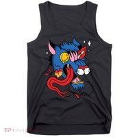 You Are Distorted Funny Wolf Tank Top thumb 0