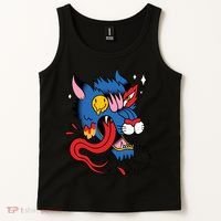 You Are Distorted Funny Wolf Tank Top thumb 2