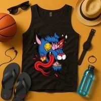 You Are Distorted Funny Wolf Tank Top thumb 4
