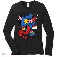 You Are Distorted Funny Wolf Women's Long Sleeve Shirt thumb 0