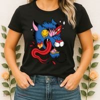 You Are Distorted Funny Wolf Women's T-Shirt thumb 2