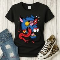 You Are Distorted Funny Wolf Women's T-Shirt thumb 3