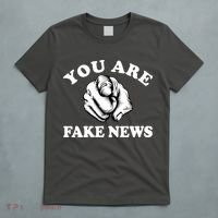 You Are Fake News Funny Trump Political T-Shirt thumb 5