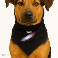 You are Here Galaxy USA-Made Doggie Bandana thumb 1
