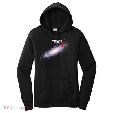 You are Here Galaxy Women's Hoodie