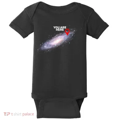 You are Here Galaxy Baby Bodysuit