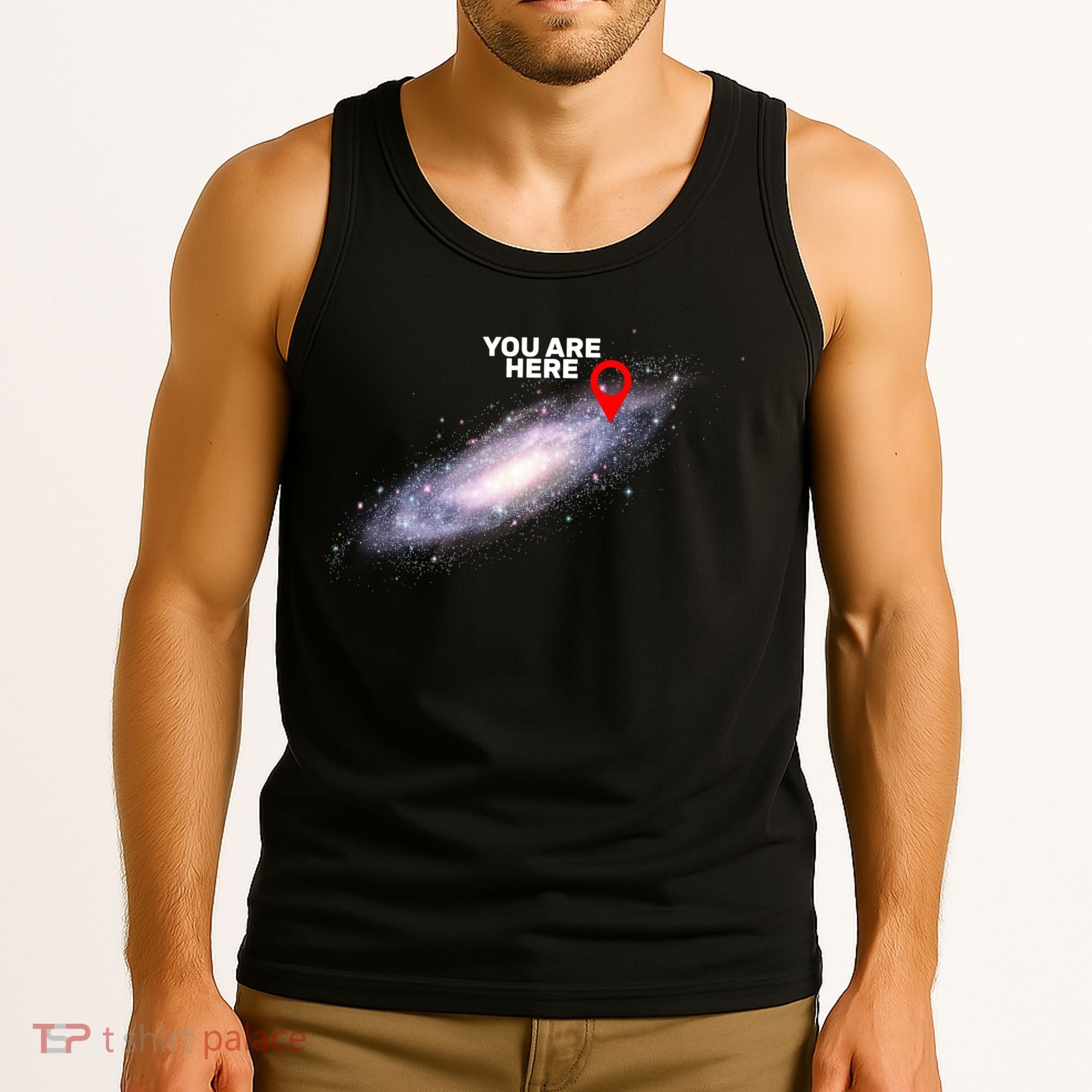 You are Here Galaxy Tank Top