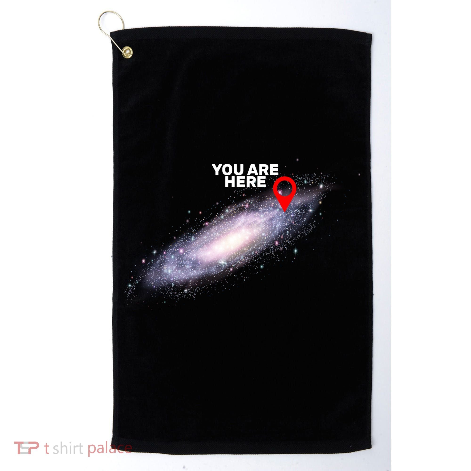 You are Here Galaxy Golf Towel