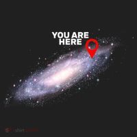 You are Here Galaxy Golf Towel thumb 3