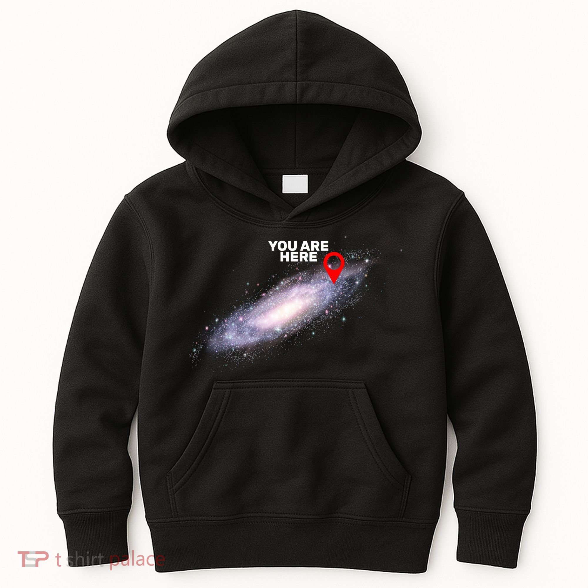 You are Here Galaxy Kids Hoodie