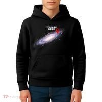You are Here Galaxy Kids Hoodie thumb 4