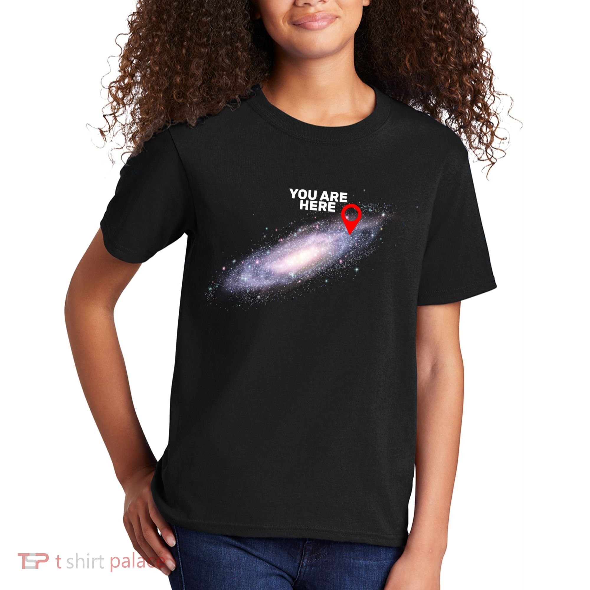 You are Here Galaxy Kids T-Shirt