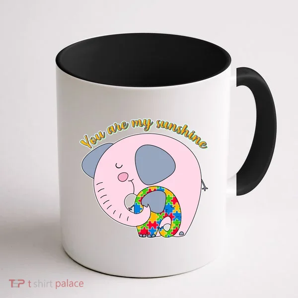 You Are My Sunshine Autism Awareness Coffee Mug