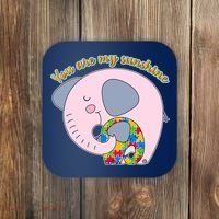 You Are My Sunshine Autism Awareness Coaster thumb 0
