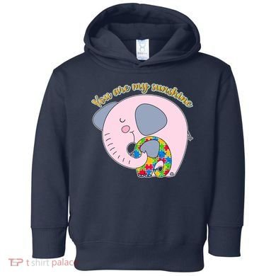 You Are My Sunshine Autism Awareness Toddler Hoodie