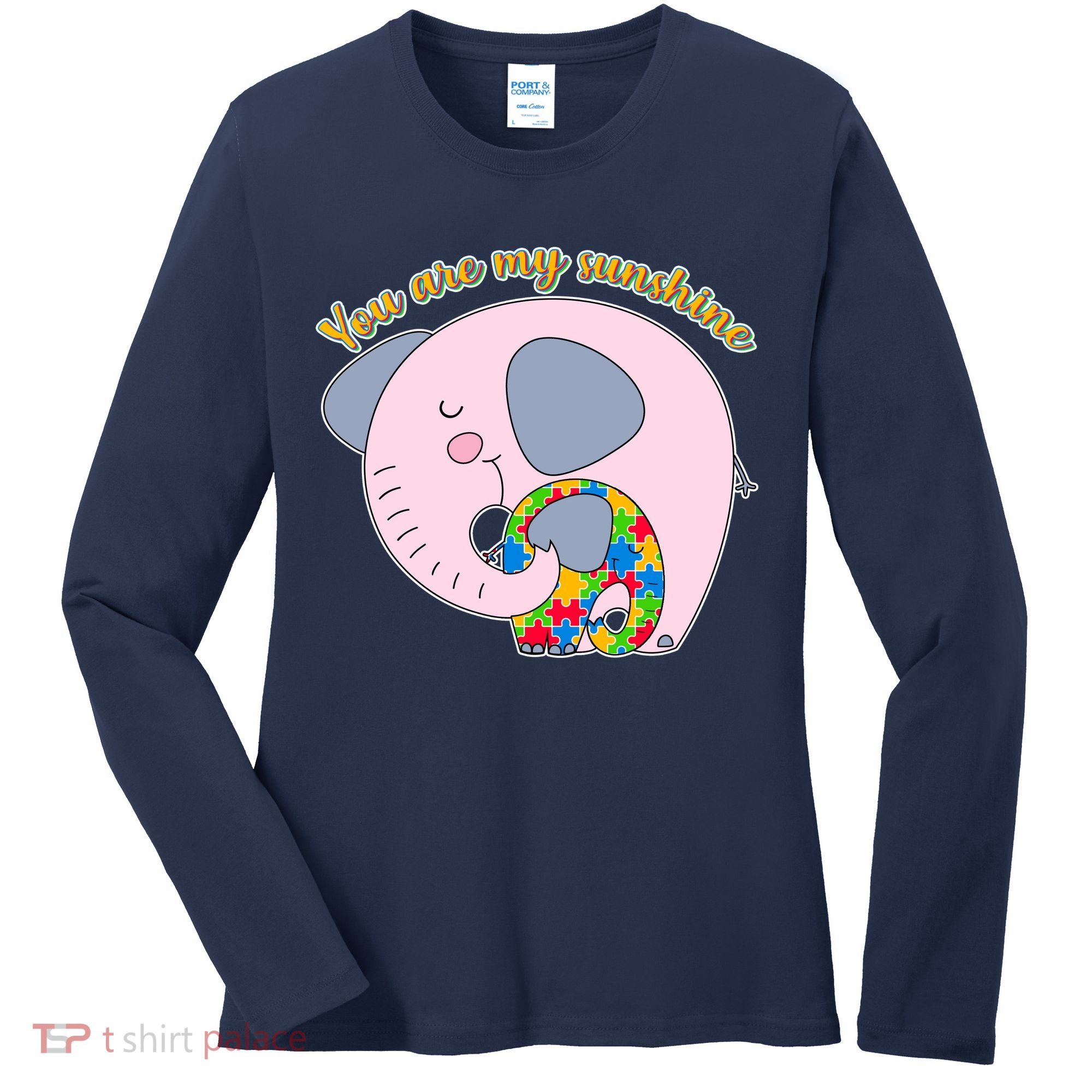 You Are My Sunshine Autism Awareness Women's Long Sleeve Shirt