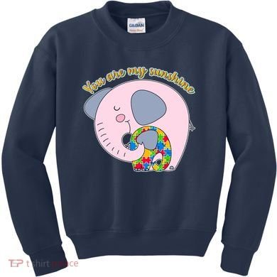 You Are My Sunshine Autism Awareness Kids Sweatshirt