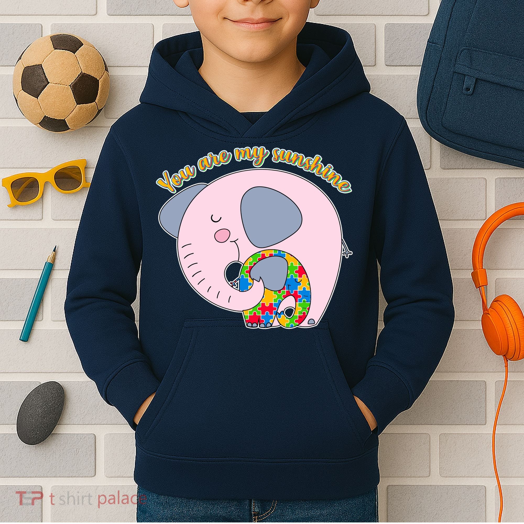 You Are My Sunshine Autism Awareness Kids Hoodie