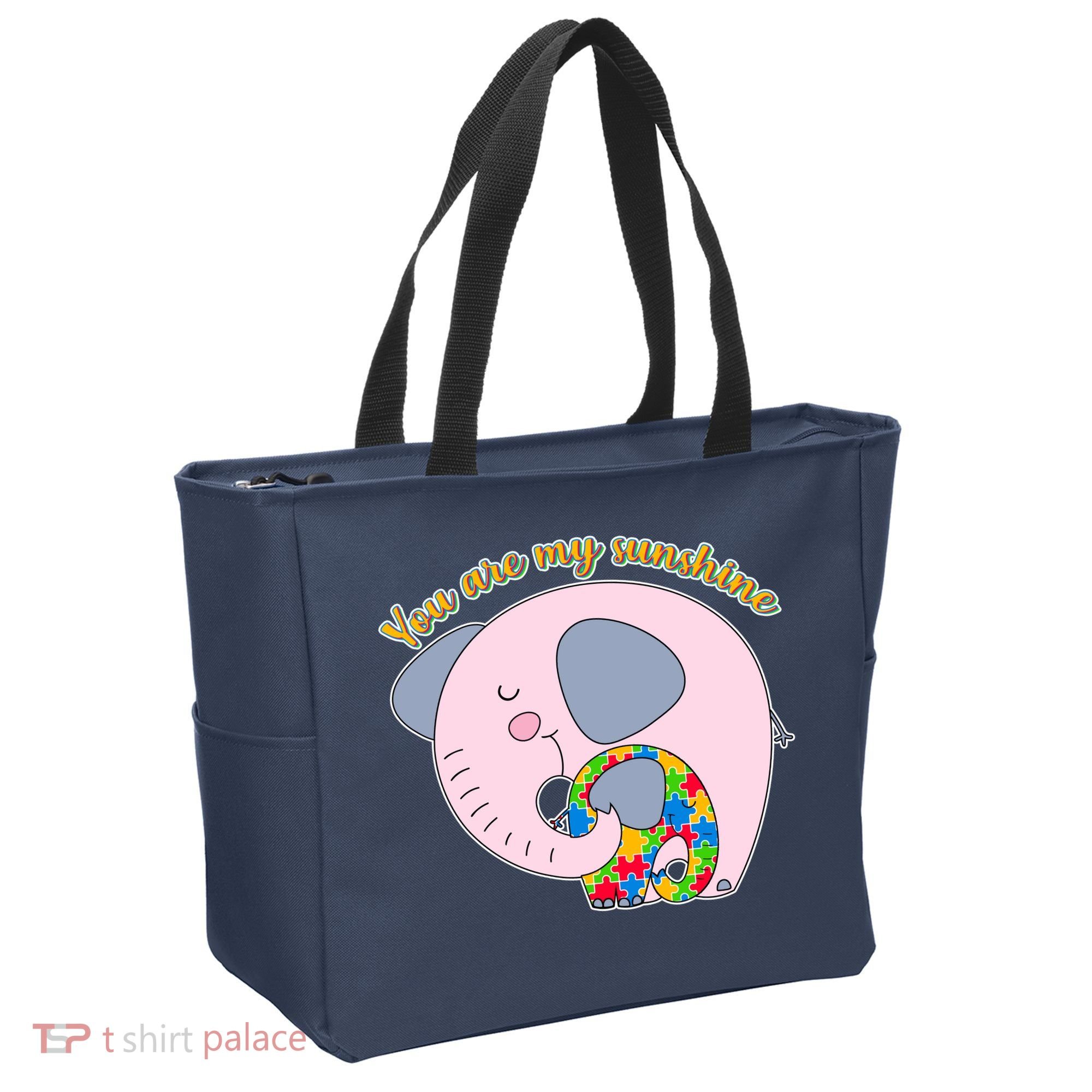You Are My Sunshine Autism Awareness Tote Bag