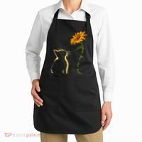 You Are My Sunshine Cat Sunflower Apron thumb 2