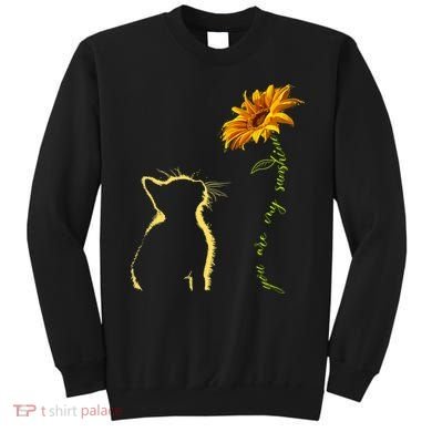 You Are My Sunshine Cat Sunflower Sweatshirt