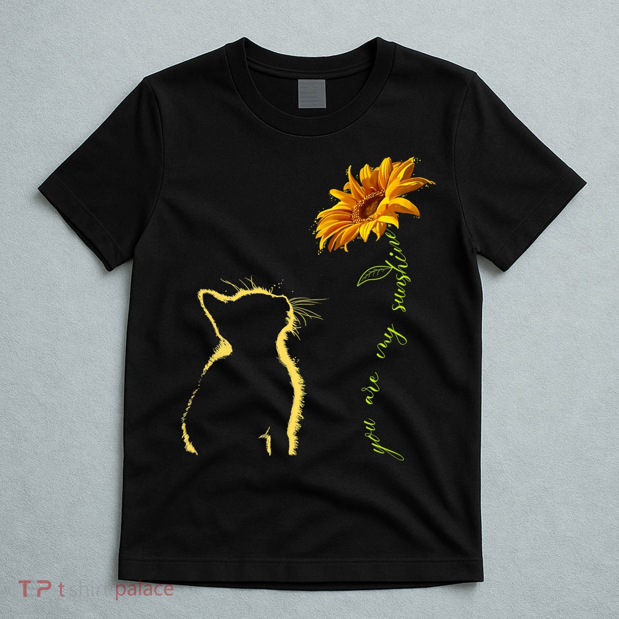 You Are My Sunshine Cat Sunflower T-Shirt