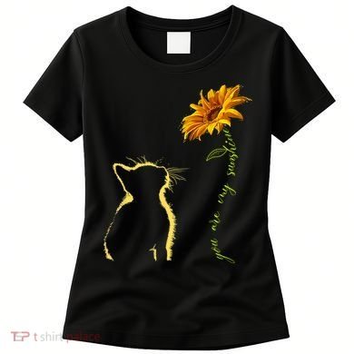 You Are My Sunshine Cat Sunflower Women's T-Shirt