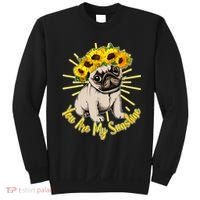 You Are My Sunshine Sunflower Pug Sweatshirt thumb 0