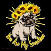 You Are My Sunshine Sunflower Pug Coffee Mug thumb 5