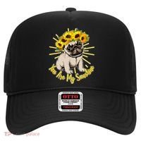 You Are My Sunshine Sunflower Pug Hat thumb 0