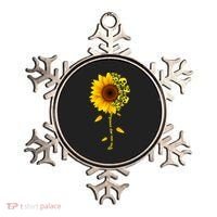 You Are My Sunshine Sunflower Skulls Ornament thumb 0