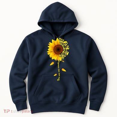 You Are My Sunshine Sunflower Skulls Hoodie