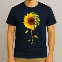 You Are My Sunshine Sunflower Skulls T-Shirt thumb 3