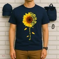 You Are My Sunshine Sunflower Skulls T-Shirt thumb 6