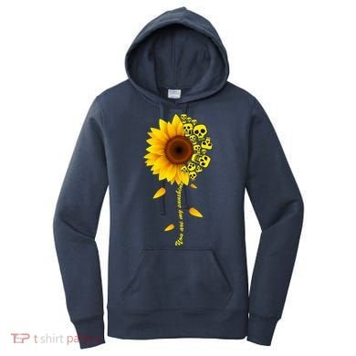You Are My Sunshine Sunflower Skulls Women's Hoodie